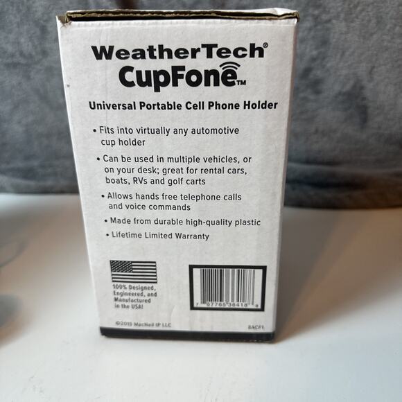 WeatherTech CupFone Universal Adjustable Cup Holder Car Mount for Cell Phones - Picture 4 of 5